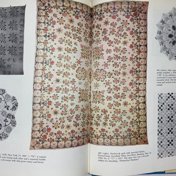 Vintage 1985 Americas Quilts And Coverlets Safford Bishop Hardback Book Gallery - Picture 15 of 16